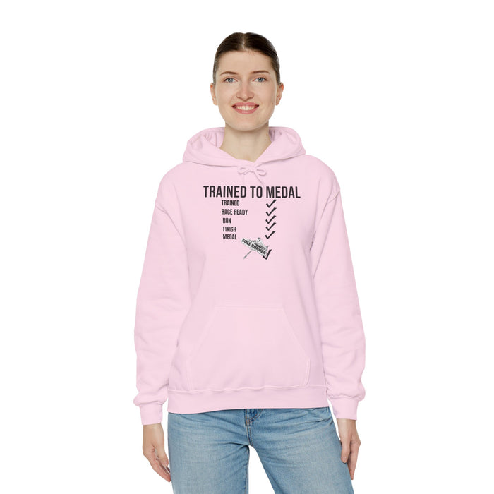 Trained To Medal: Unisex Heavy Blend™ Hooded Sweatshirt