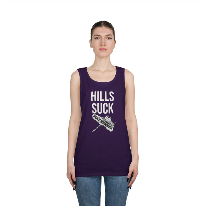 Hills Suck: Unisex Heavy Cotton Tank Top
