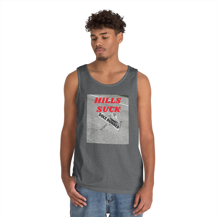 Hills Suck: Unisex Heavy Cotton Tank Top