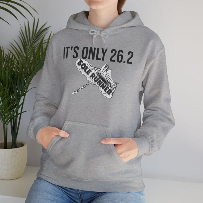 It's Only 26.2: Unisex Heavy Blend™ Hooded Sweatshirt