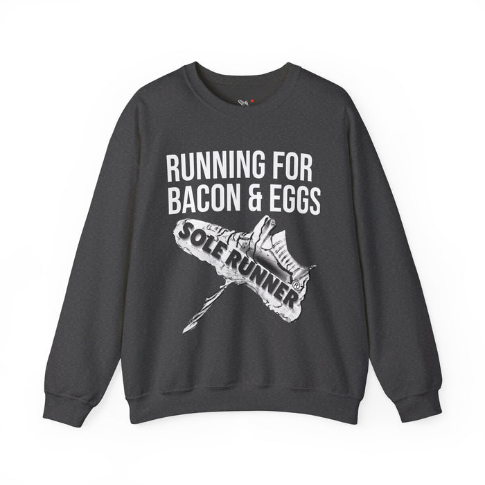 Running For Bacon & Eggs: Unisex Heavy Blend™ Crewneck Sweatshirt