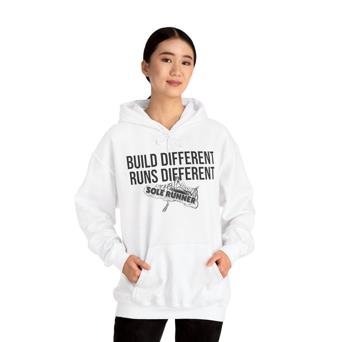 Built Different. Runs Different: Unisex Heavy Blend™ Hooded Sweatshirt