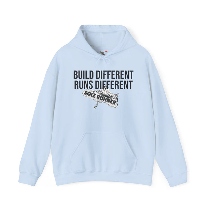 Built Different. Runs Different: Unisex Heavy Blend™ Hooded Sweatshirt