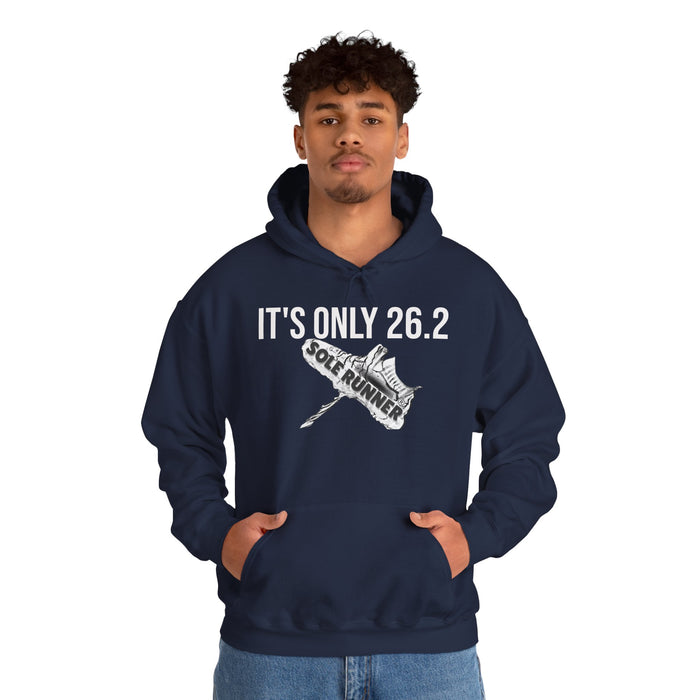 It's Only 26.2: Unisex Heavy Blend™ Hooded Sweatshirt