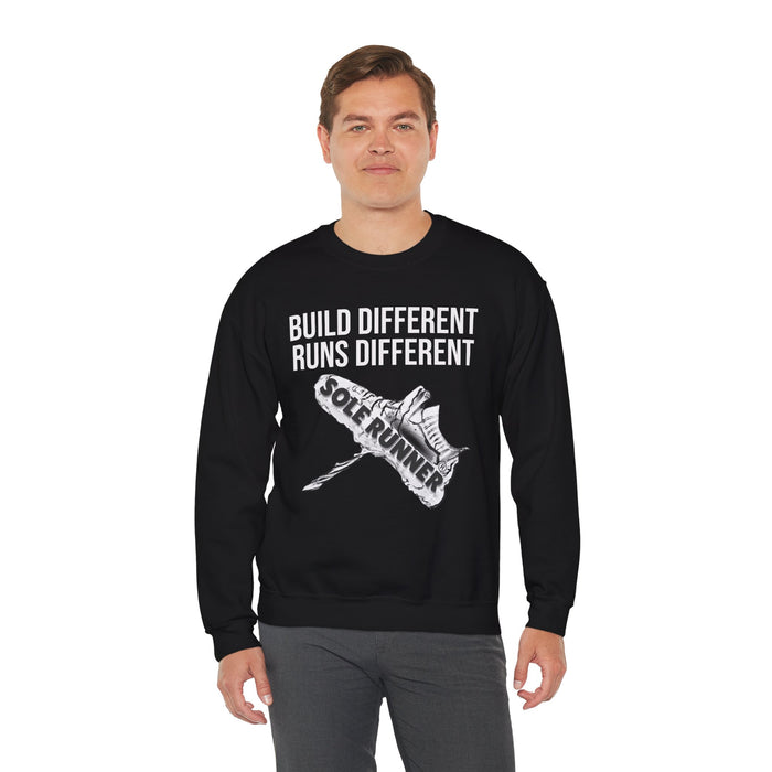 Built Different. Runs Different: Unisex Heavy Blend™ Crewneck Sweatshirt