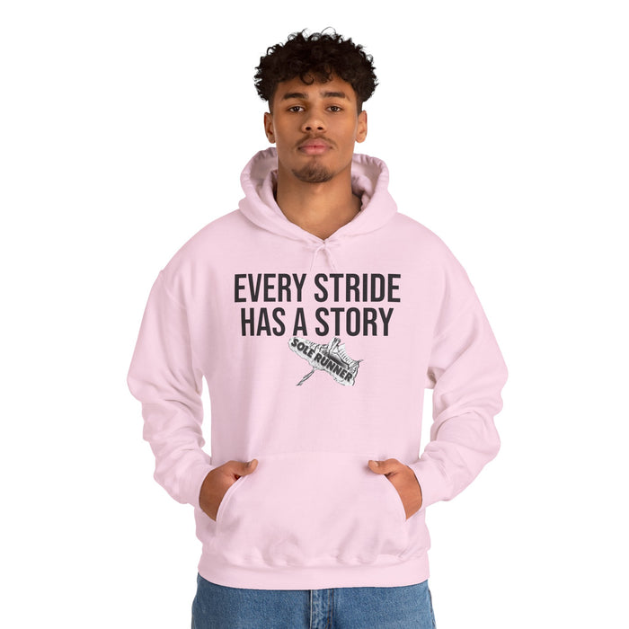 Every Stride Has A Story: Unisex Heavy Blend™ Hooded Sweatshirt