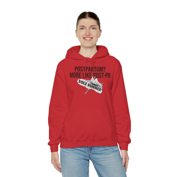 Postpartum? More Like Post-PR: Unisex Heavy Blend™ Hooded Sweatshirt
