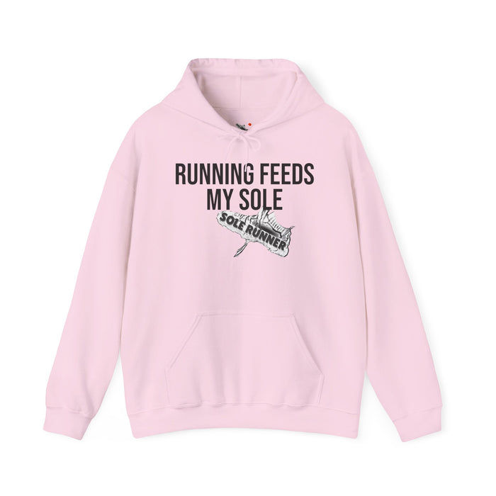 Running Feeds My Sole: Unisex Heavy Blend™ Hooded Sweatshirt