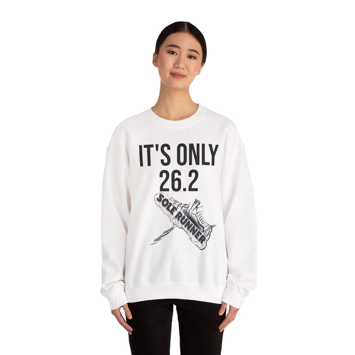 It's Only 26.2: Unisex Heavy Blend™ Crewneck Sweatshirt