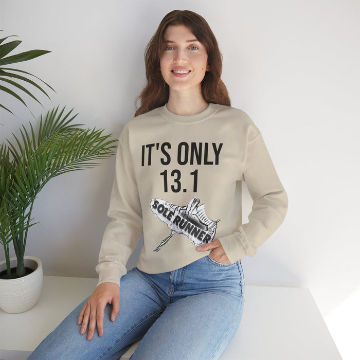 It's Only 13.1: Unisex Heavy Blend™ Crewneck Sweatshirt