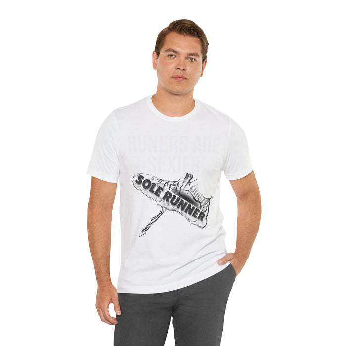 Runners Are Sexier-Sole Runner®:Unisex Jersey Short Sleeve Tee