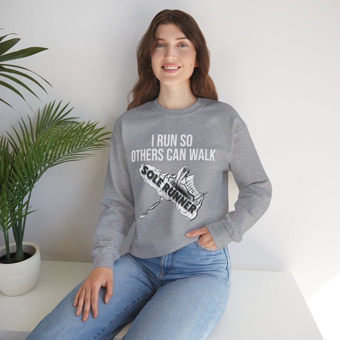 I Run So Others Can Walk: Unisex Heavy Blend™ Crewneck Sweatshirt
