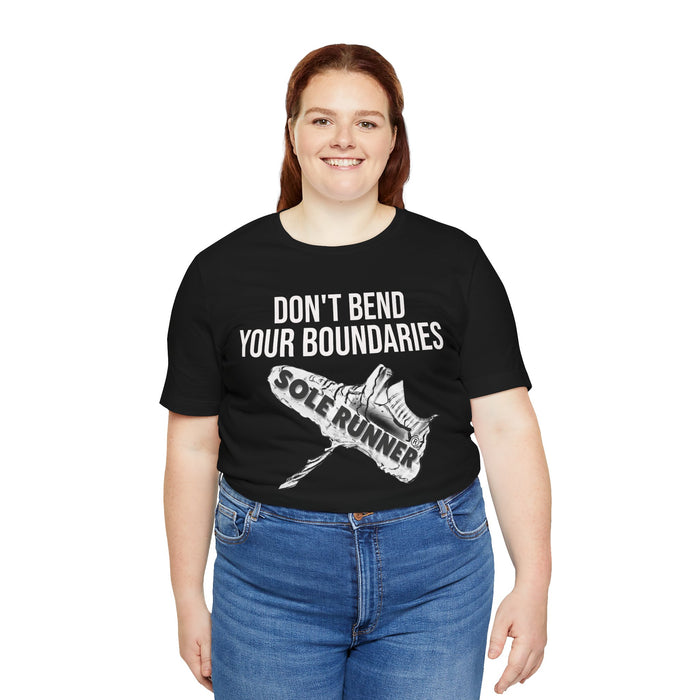 Don't Bend Your Boundaries: Unisex Jersey Short Sleeve Tee