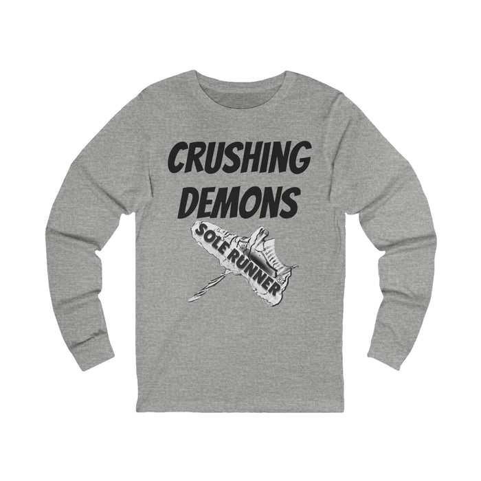 Crushing Demons: Unisex Jersey Long Sleeve Tee