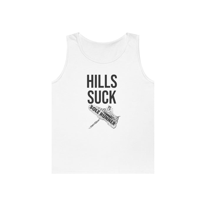 Hills Suck: Unisex Heavy Cotton Tank Top