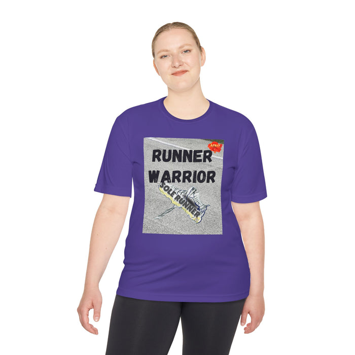 Runner Warrior-Whimsical Moisture Wicking Unisex T-Shirt For Runners