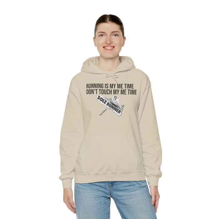 Running Is My Me Time. Don't Touch My Me Time: Unisex Heavy Blend™ Hooded Sweatshirt