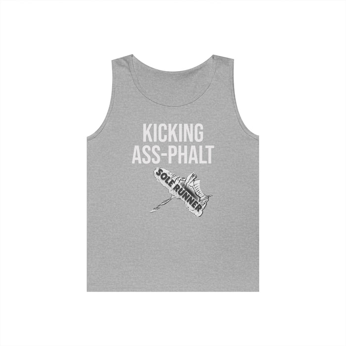 Kicking Ass-Phalt: Unisex Heavy Cotton Tank Top