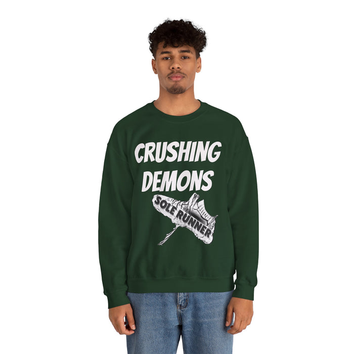 Crushing Demons: Unisex Heavy Blend™ Crewneck Sweatshirt