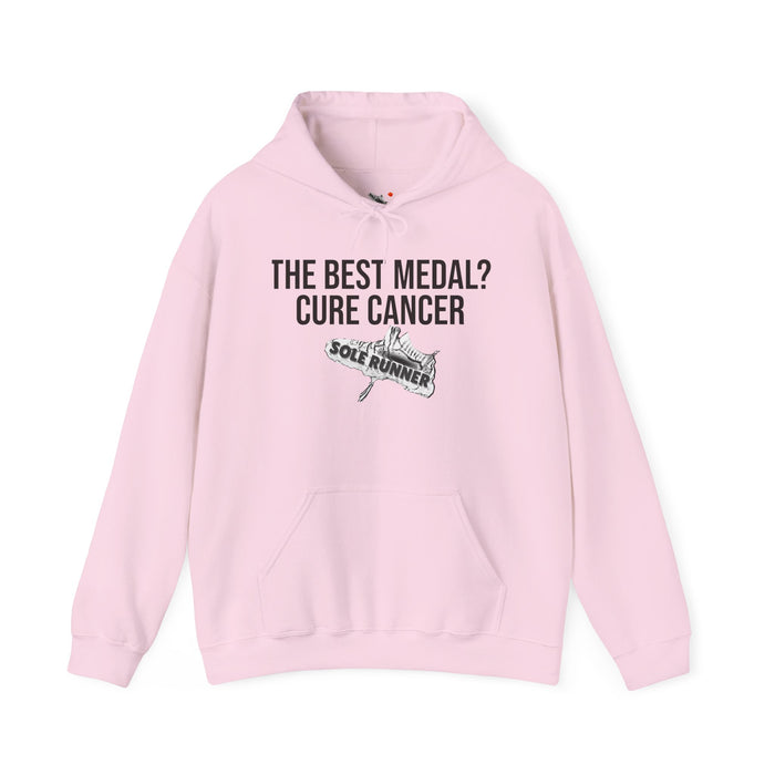 The Best Medal? Cure Cancer: Unisex Heavy Blend™ Hooded Sweatshirt
