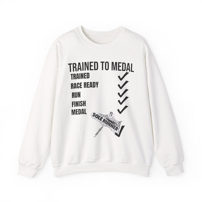 Trained To Medal: Unisex Heavy Blend™ Crewneck Sweatshirt