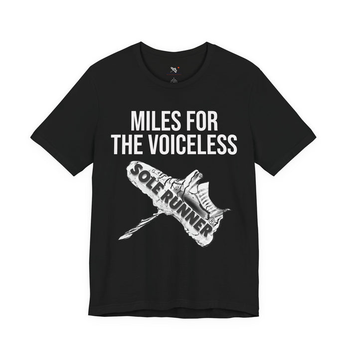 Miles For The Voiceless: Unisex Jersey Short Sleeve Tee