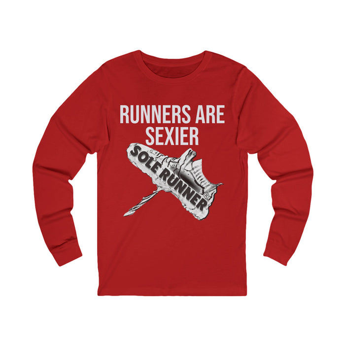Runners Are Sexier-Sole Runner®: Unisex Jersey Long Sleeve Tee