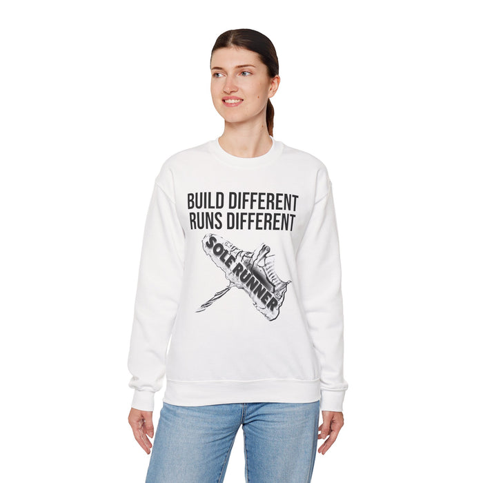 Built Different. Runs Different: Unisex Heavy Blend™ Crewneck Sweatshirt