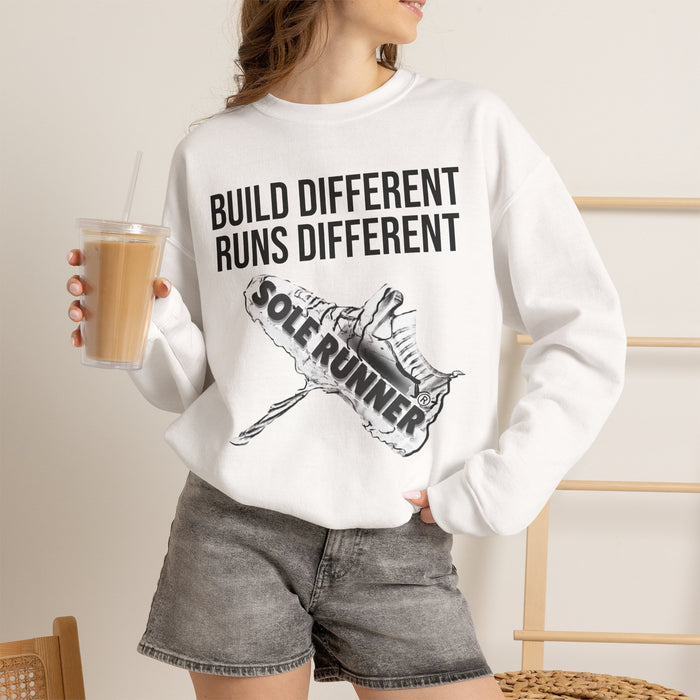 Built Different. Runs Different: Unisex Heavy Blend™ Crewneck Sweatshirt