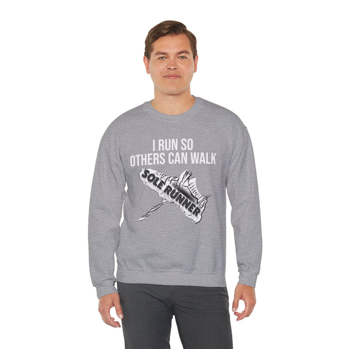 I Run So Others Can Walk: Unisex Heavy Blend™ Crewneck Sweatshirt