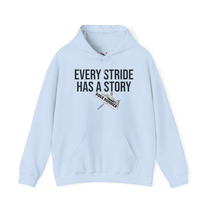Every Stride Has A Story: Unisex Heavy Blend™ Hooded Sweatshirt