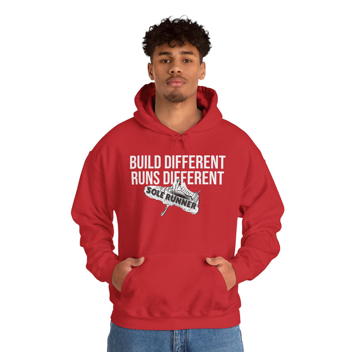 Built Different. Runs Different: Unisex Heavy Blend™ Hooded Sweatshirt
