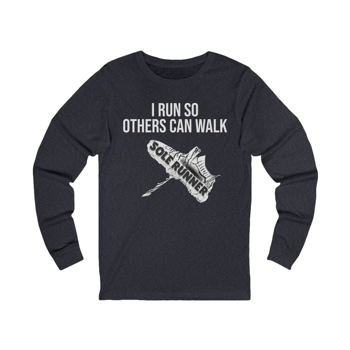 I Run So Others Can Walk: Unisex Jersey Long Sleeve Tee
