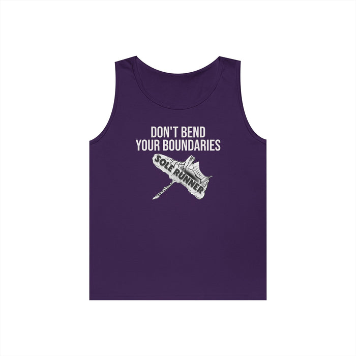 Don't Bend Your Boundaries: Unisex Heavy Cotton Tank Top