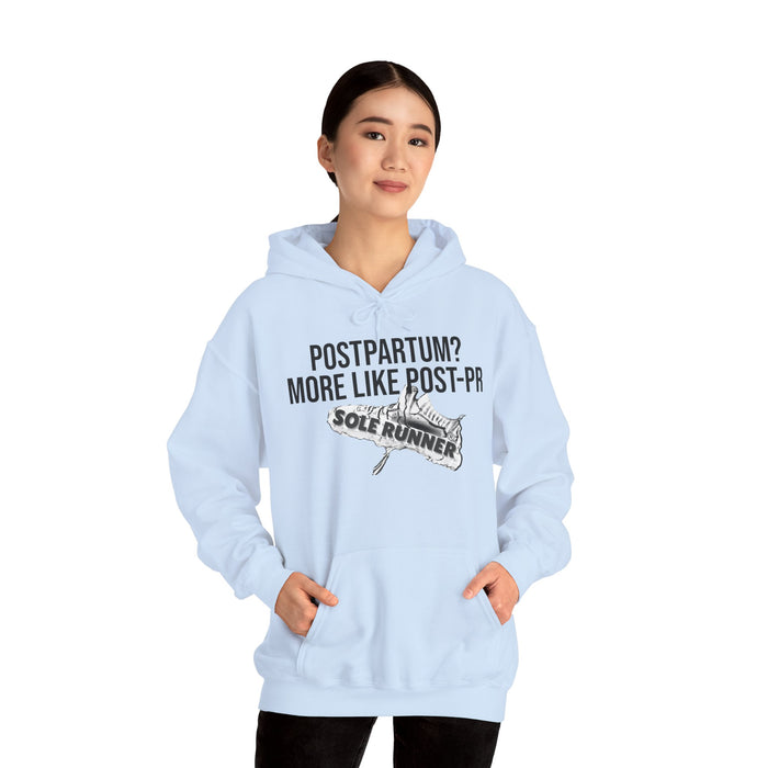 Postpartum? More Like Post-PR: Unisex Heavy Blend™ Hooded Sweatshirt