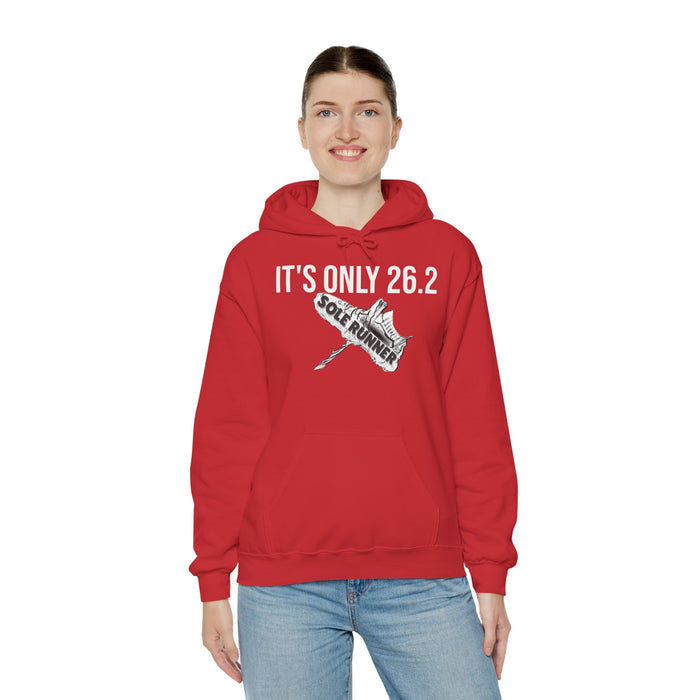 It's Only 26.2: Unisex Heavy Blend™ Hooded Sweatshirt