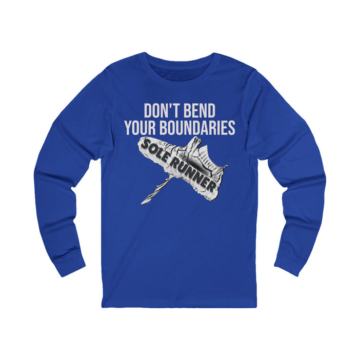 Don't Bend Your Boundaries: Unisex Jersey Long Sleeve Tee