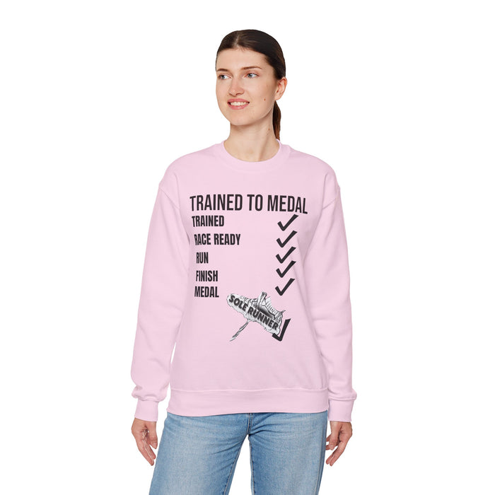 Trained To Medal: Unisex Heavy Blend™ Crewneck Sweatshirt