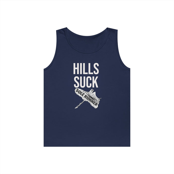 Hills Suck: Unisex Heavy Cotton Tank Top