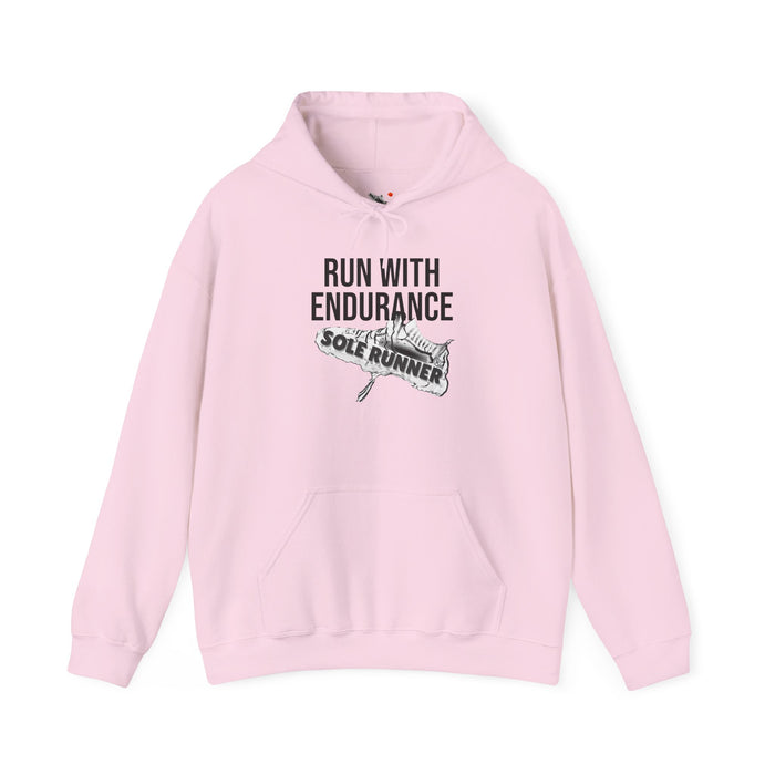 Run With Endurance: Unisex Heavy Blend™ Hooded Sweatshirt
