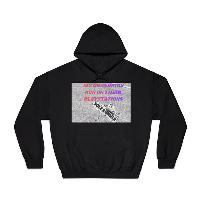 My Grandkids Run On Their Playstations: Unisex DryBlend® Hooded Sweatshirt