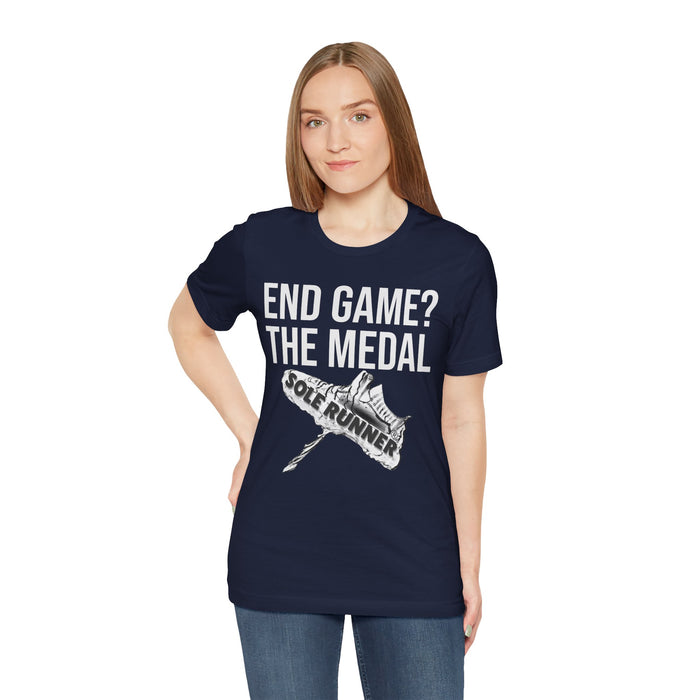 End Game? The Medal: Unisex Jersey Short Sleeve Tee