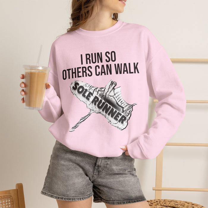 I Run So Others Can Walk: Unisex Heavy Blend™ Crewneck Sweatshirt