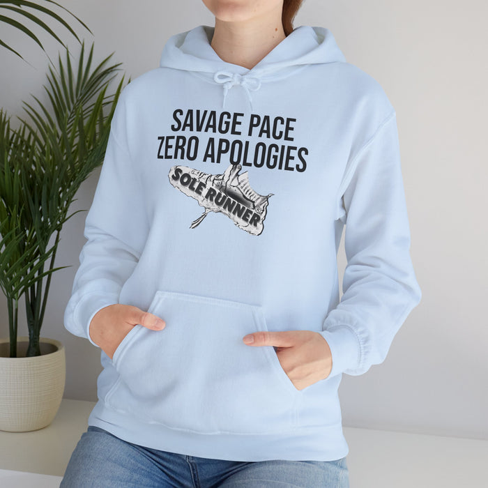 Savage Pace Zero Apologies: Unisex Heavy Blend™ Hooded Sweatshirt