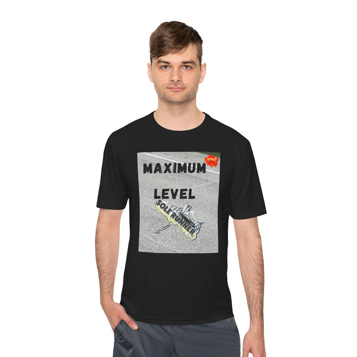 Maximum Level-Whimsical Moisture Wicking Unisex T-Shirt For Runners