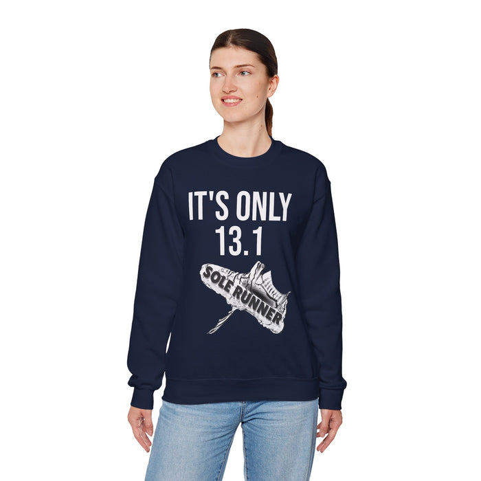 It's Only 13.1: Unisex Heavy Blend™ Crewneck Sweatshirt