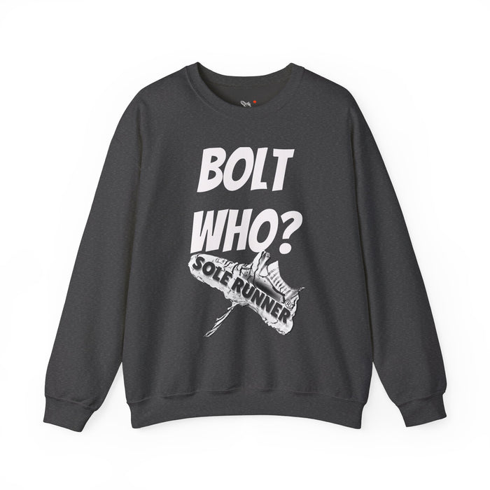 Bolt Who?: Unisex Heavy Blend™ Crewneck Sweatshirt