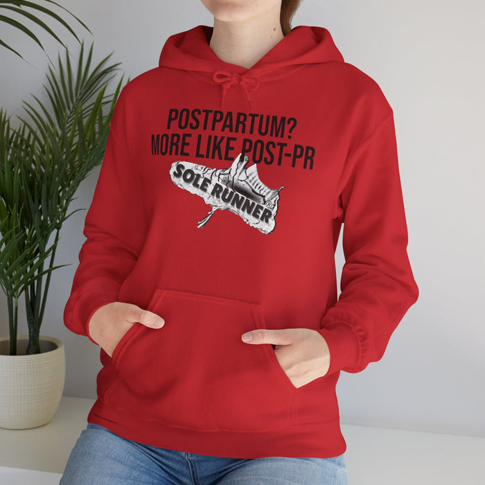 Postpartum? More Like Post-PR: Unisex Heavy Blend™ Hooded Sweatshirt