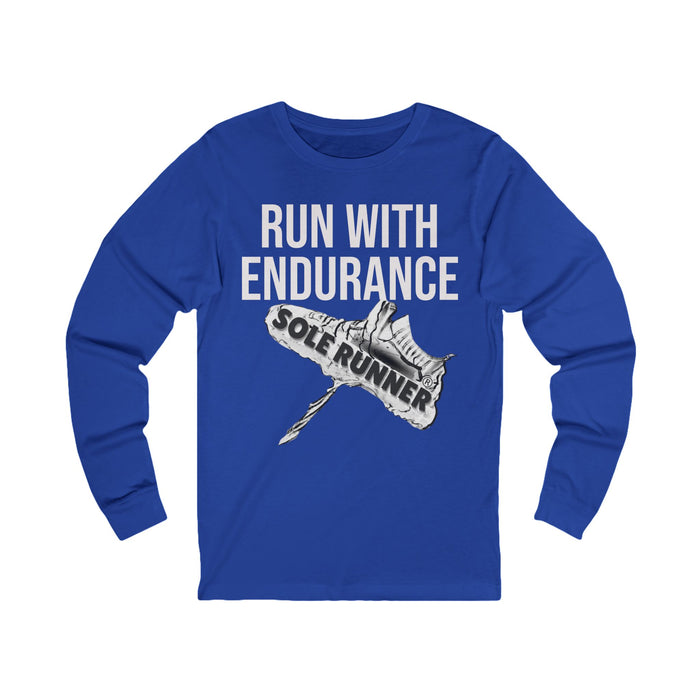 Run With Endurance: Unisex Jersey Long Sleeve Tee