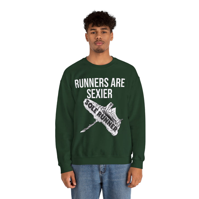 Runners Are Sexier: Unisex Heavy Blend™ Crewneck Sweatshirt
